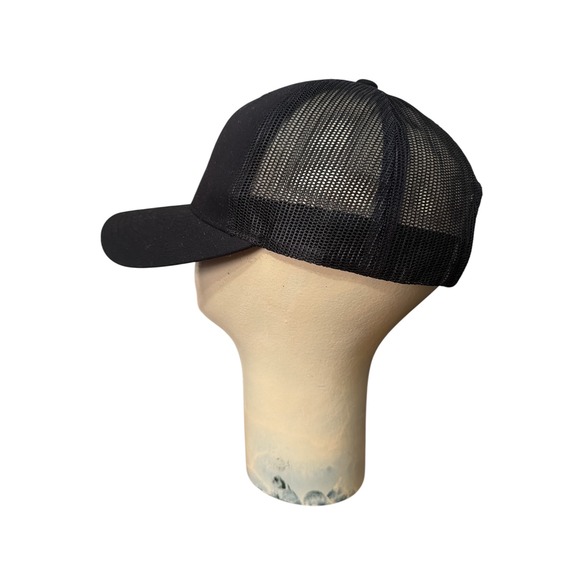 Shorts Brewing Company Black Trucker Hat Yupoong The Classics Snapback Mens Cap - Picture 3 of 6